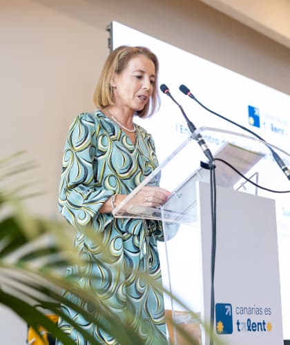 Woman giving a speech